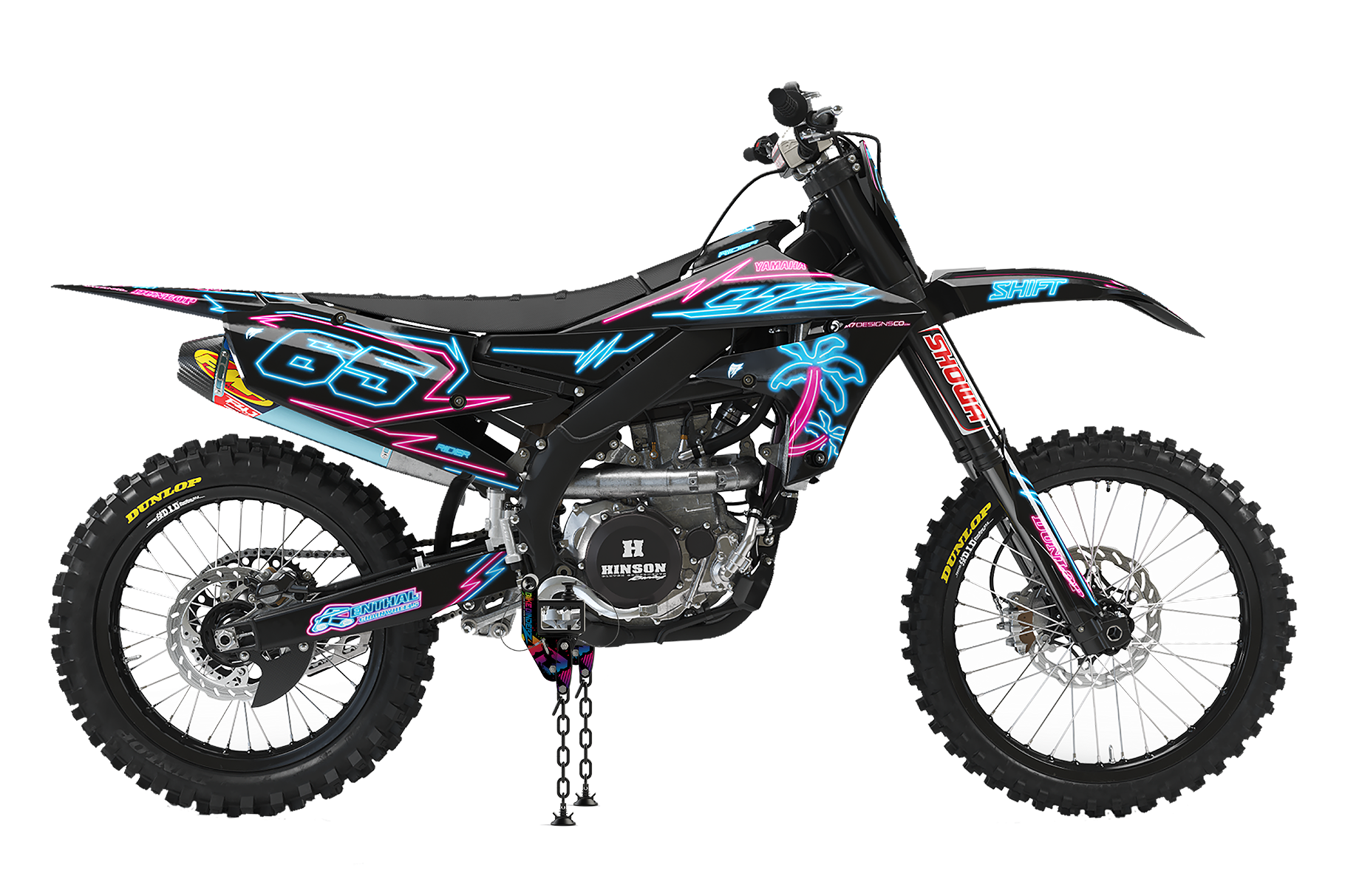 Bike Binderz L Track Dirt Bike Kit Black Bike Binderz Canada